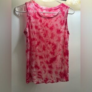 Justice Red Tie-Dye Tank Top